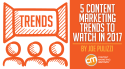 Five Content Marketing Trends to Watch in 2017