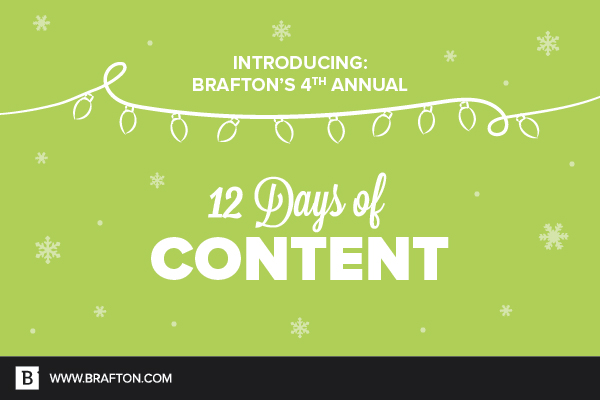 Here comes the 12 days of content marketing trends